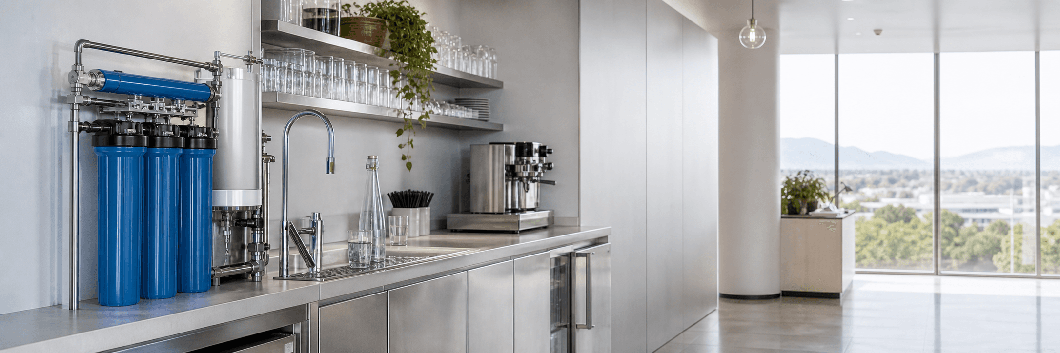 Commercial water purification